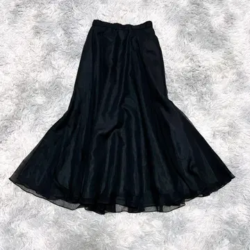 소월돌체 5호 롱 스커트 플레어 블랙 예복 관혼상제 졸업식