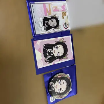 귀멸의 칼날 뻬땅무스메 코쵸 카나에 아크릴 스탠드 폴라 캔뱃지