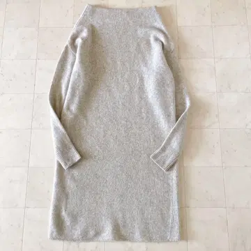 루니 그레이 니트 원피스