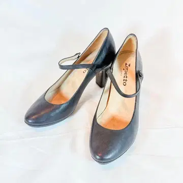 [ 새상품급 ] Repetto 레페토 스트랩 펌프스 블랙 36