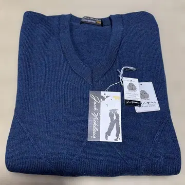 잭 니클라우스 메리노울 V넥 스웨터 네이비