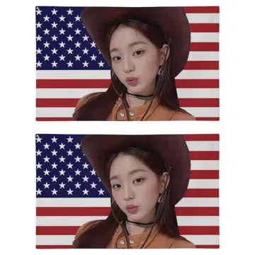 [ 새상품 익명 배송 ] IVE 원영 미국 국기 성조기 2개 세트