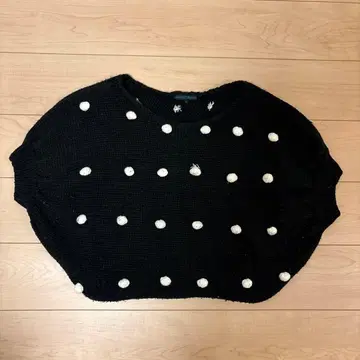 BEAMS BOY 폼폼 니트