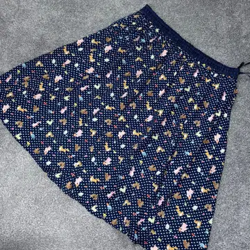 프랑슈리페 FL5 동물들이 귀여운 스커트 네이비