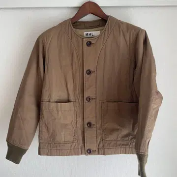 MHL. 카키 아우터 커버올