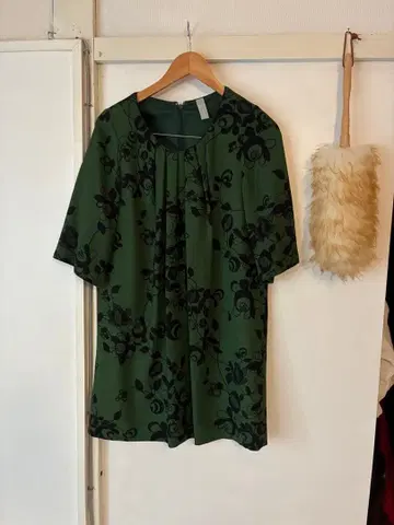 arcaterre 플라워 프린트 그린 원피스