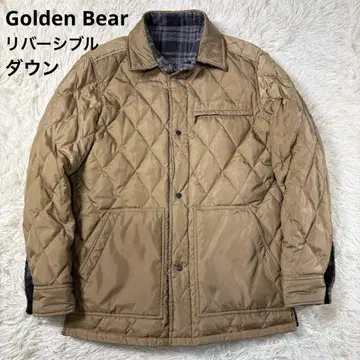 골든 베어 리버서블 다운 자켓 퀼팅 자켓 M 사이즈