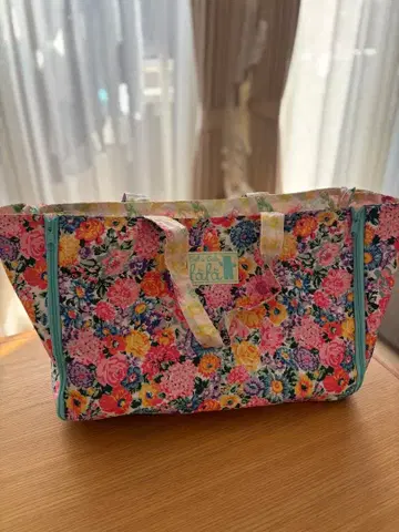 새상품급 fafa 꽃무늬 토트백