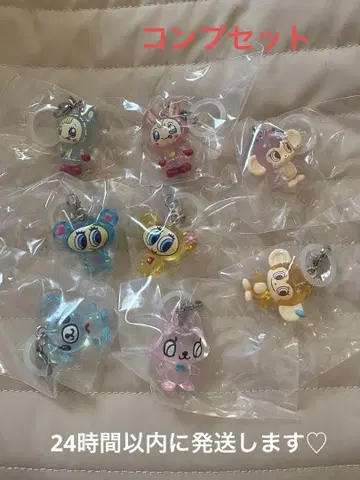 나루미야 캐릭터* 메지루시 액세서리 풀 컴프 세트 8종