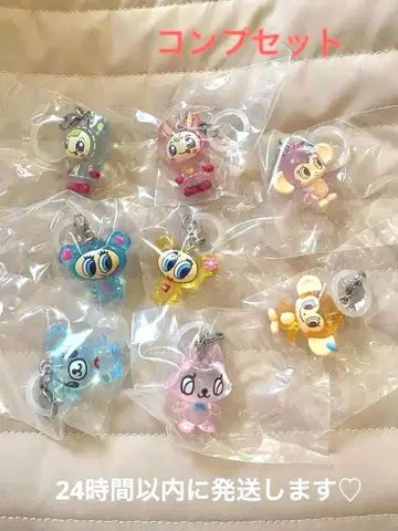 나루미야 캐릭터* 메지루시 액세서리 풀 컴프 세트 8종