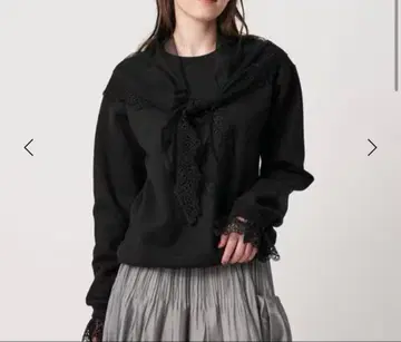 [ 별주 ] <dahl'ia> 레이스 스카프 맨투맨