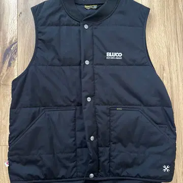 BLUCO 블랙 퀼팅 베스트 XL