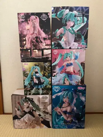 하츠네 미쿠 AMP 시리즈 피규어 6체 세트
