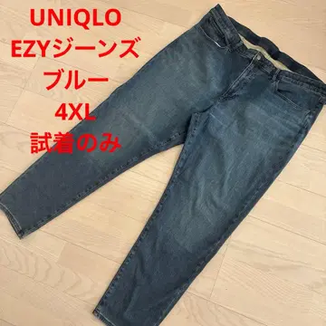 유니클로 EZY 청바지 블루 4XL