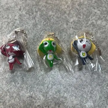 개구리 중사 케로로 마스코트 & 구미입니다! 케로로 기로로 타마마 세트