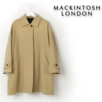 258 새상품 매킨토시 런던 비버 스텐카라 코트 38