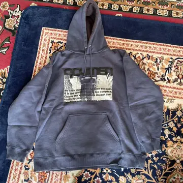 X-LARGE 후드 부착 후드티 그래픽 프린트