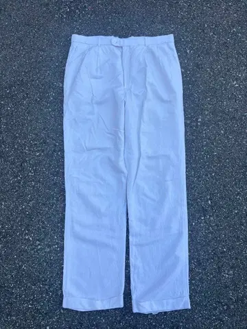 90s 화이트 슬랙스 초와이드 BACHRACH