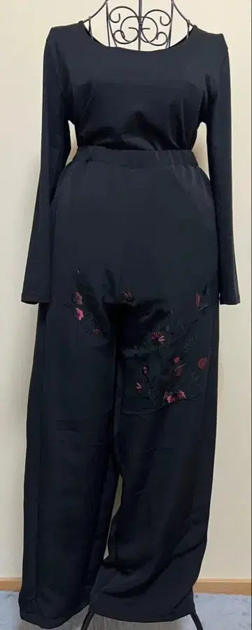 전통 예복 기모노 팬츠 기모노 리메이크 핸드메이드 실크 2L~4L 대응