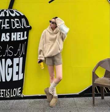 양털 플리스 풀오버