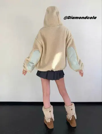 양털 플리스 풀오버