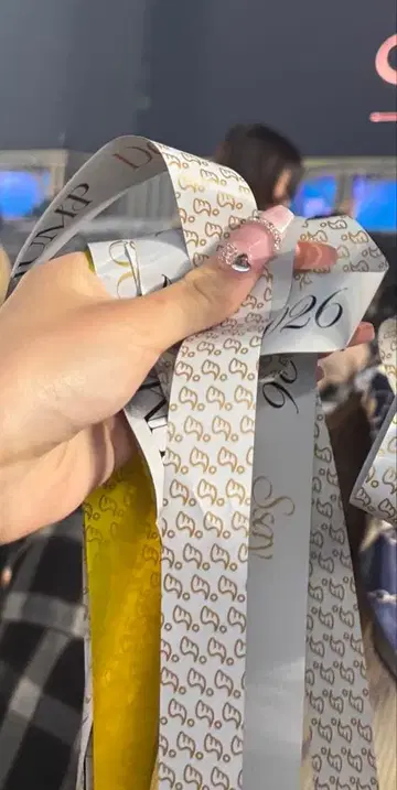 Ssay 은색 테이프 화이트 풀 1개