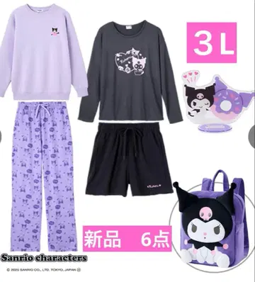 산리오 시마무라 해피 백 쿠로미 3L 백팩 맨투맨 아크릴 스탠드