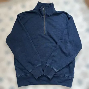 UNIQLO 네이비 하프 지퍼 트레이닝복 S