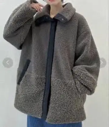 그레이 보아 자켓