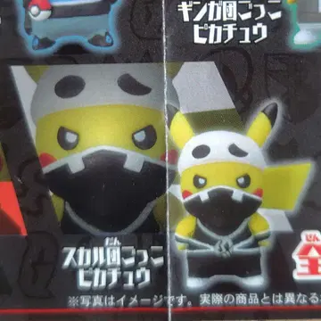 포켓몬 스컬단 단원 놀이 피카츄 피규어 컬렉션 가챠
