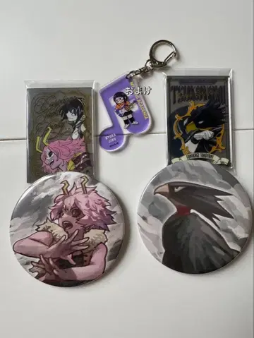 히로아카 원화전 파브 거울풍 아크릴 스티커 캔 배지 토코야미 아시도 미나