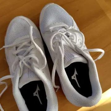 화이트 메쉬 러닝화