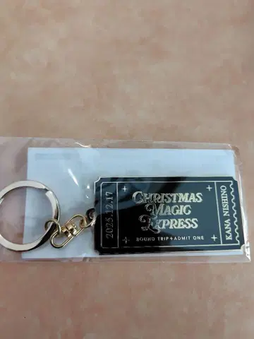 니시노 카나 christmasmagic 회장 한정판 티켓 키링