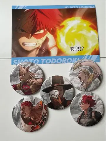 히로아카 원화전 캔 배지 토도로키 엔데버 컴프레스 오지로