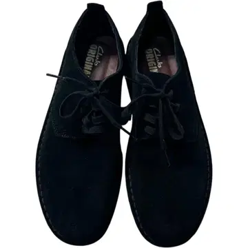 CLARKS 디저트락 로우 블랙 스웨이드 8