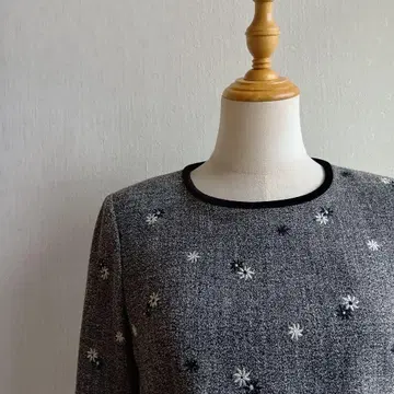 엠즈 그레이시 셋업풍 원피스 자수 꽃