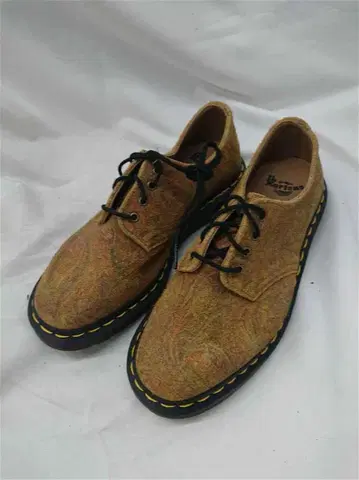 닥터마틴 3홀 신발 마블 패턴 베이지 계열 남성용