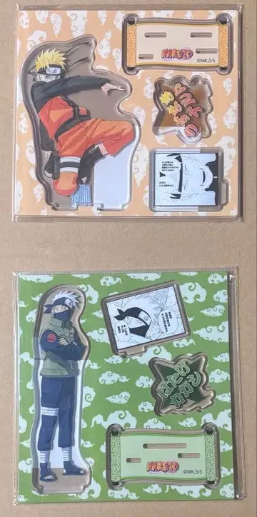 NARUTO 점프샵 상하이 한정판 아크릴 스탠드 카카시 나루토 세트