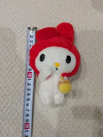 마이멜로디 클래시컬 레드 봉제 인형 마스코트 2008년 레트로