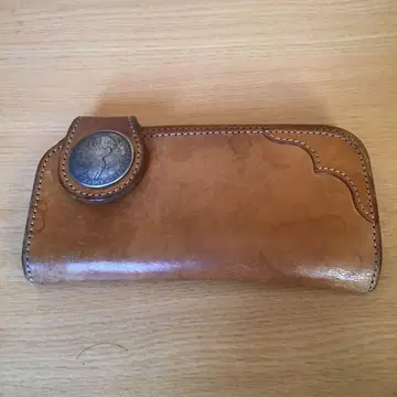 WINS HOUSE 우인즈하우스 천연 가죽 장지갑 롱 지갑 배송비 포함