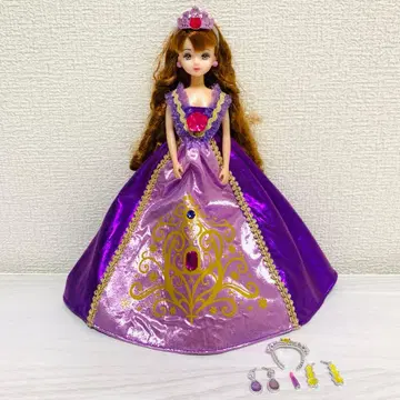 리카짱 꿈꾸는 공주님 로즈 자수정 마리아짱 인형 드레스