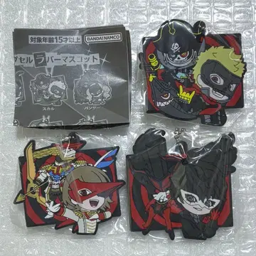 페르소나 5R 캡슐 러버 마스코트 크로우 조커 스컬 가챠