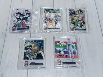 제일복권 드래곤볼 40th F상 아크릴 스탠드 5개 세트