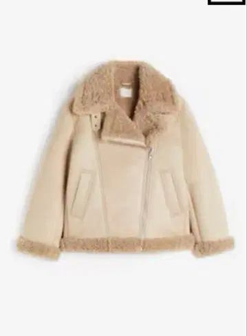 H&M 테디 라인 오버 사이즈 재킷