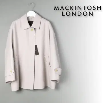 634 새상품 매킨토시 런던 라이트 울 리버 코트 숏 38