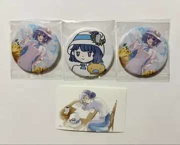 VTuber 산쵸 노무 캔뱃지 스티커 복권