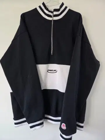 FROSPADUPACLUB x FREAKSSTORE 하프 지퍼 자수