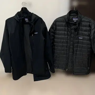 Patagonia 남성용 쓰리인원 후드티 블랙 M