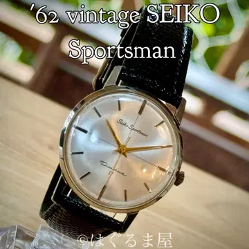 '62 세이코 스포츠맨 수동 와인딩 남성용 워치 OH 완료