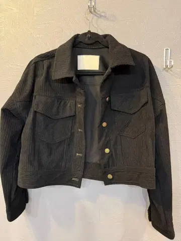 글램 립스 블랙 코듀로이 자켓 FREE 사이즈